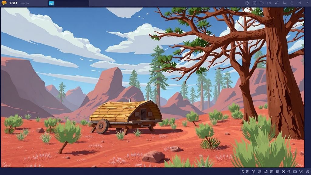 《赤色沙漠》木材获取全攻略：从伐木到精制木材，盾牌升级不求人！